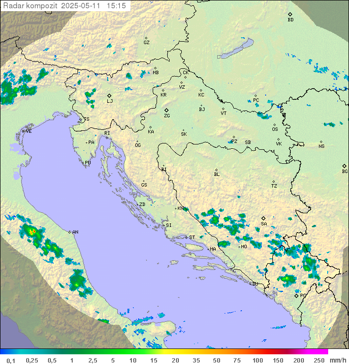 Padavine Hrvaška