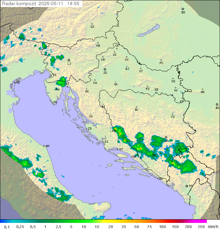 Padavine Hrvaška
