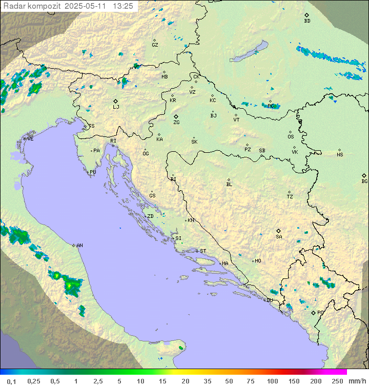 Padavine Hrvaška