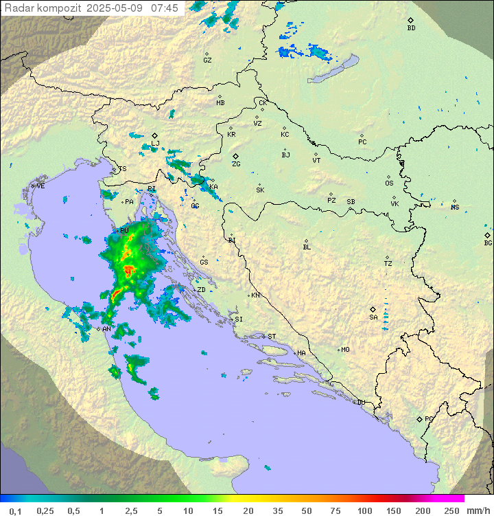 Padavine Hrvaška