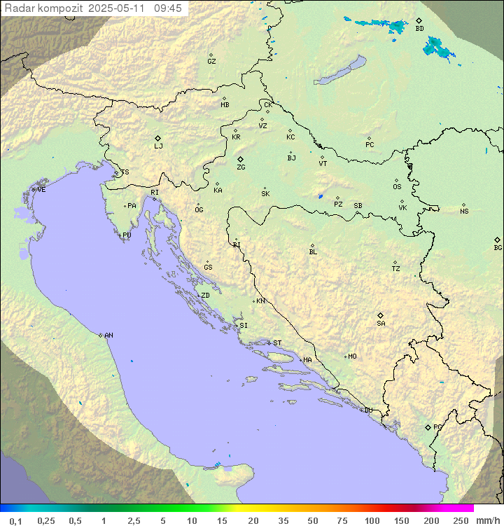 Padavine Hrvaška