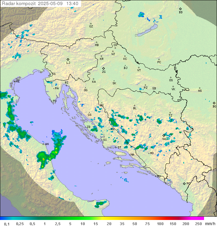Padavine Hrvaška