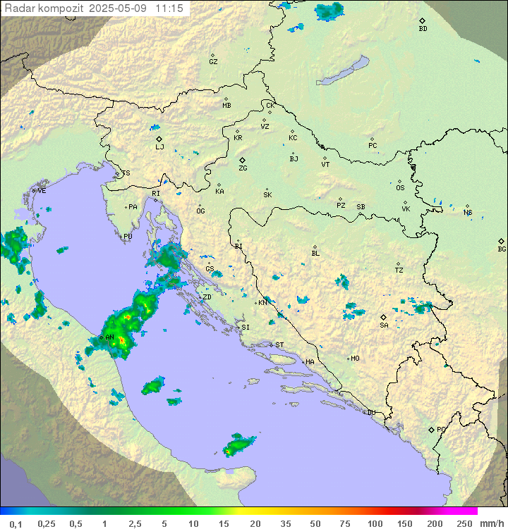 Padavine Hrvaška