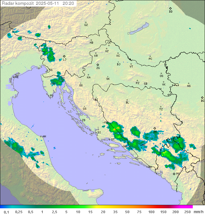 Padavine Hrvaška