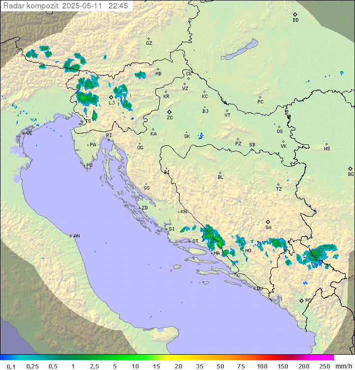 Padavine Hrvaška