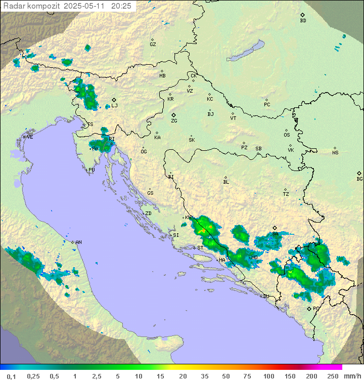 Padavine Hrvaška