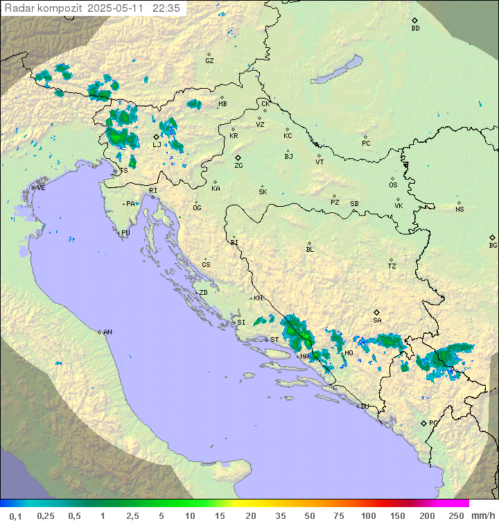 Padavine Hrvaška