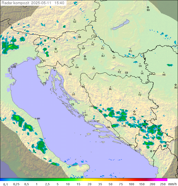 Padavine Hrvaška