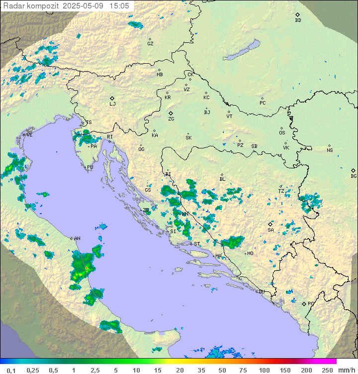 Padavine Hrvaška