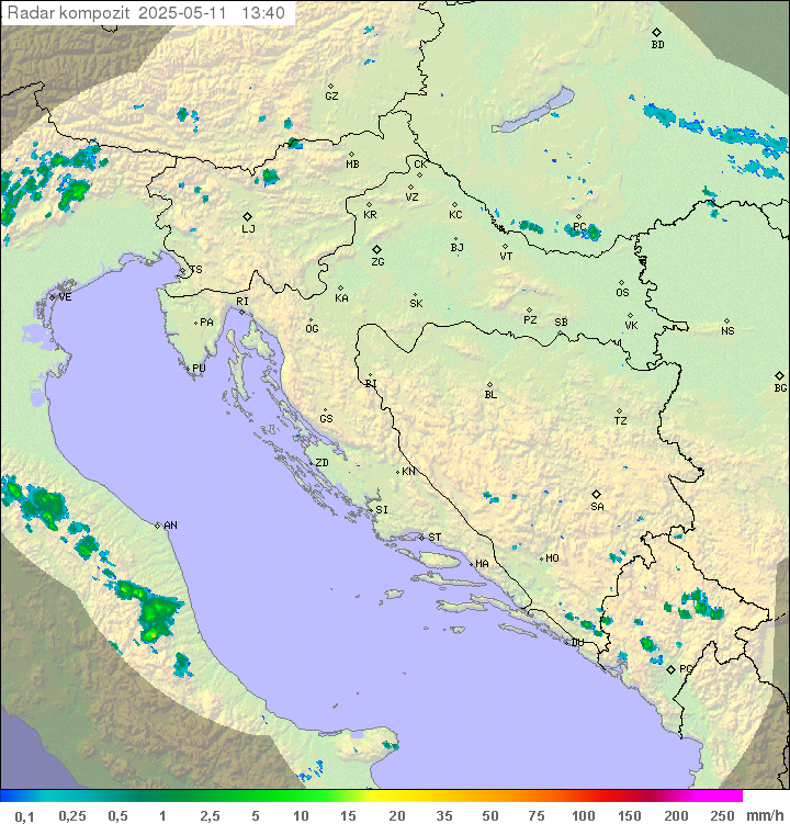 Padavine Hrvaška