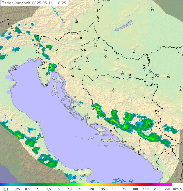 Padavine Hrvaška