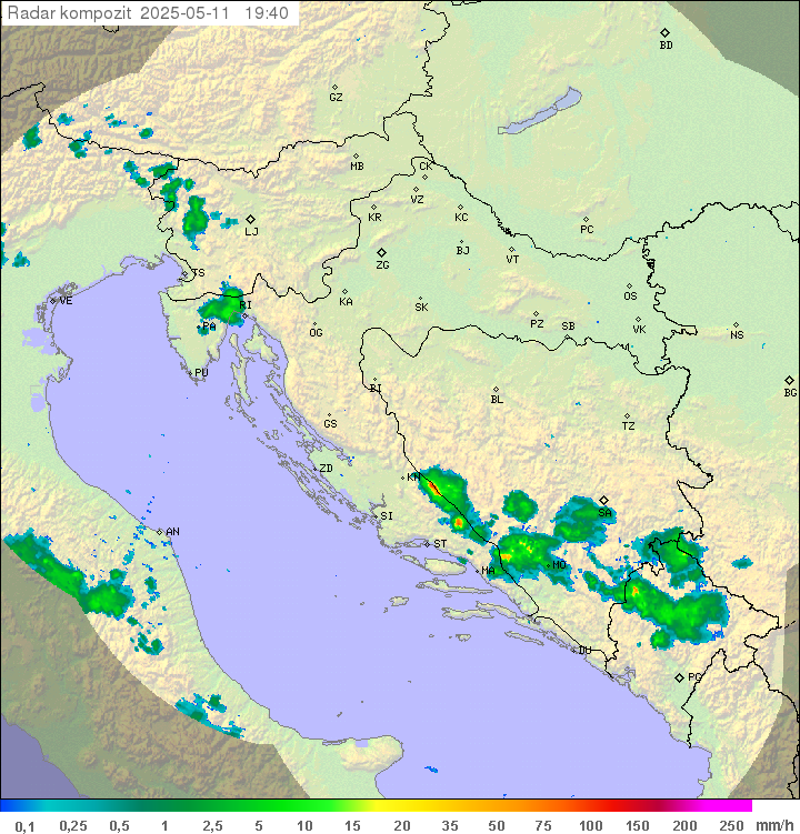 Padavine Hrvaška