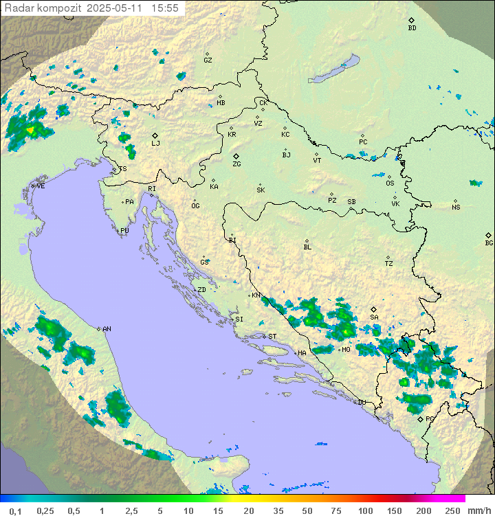 Padavine Hrvaška