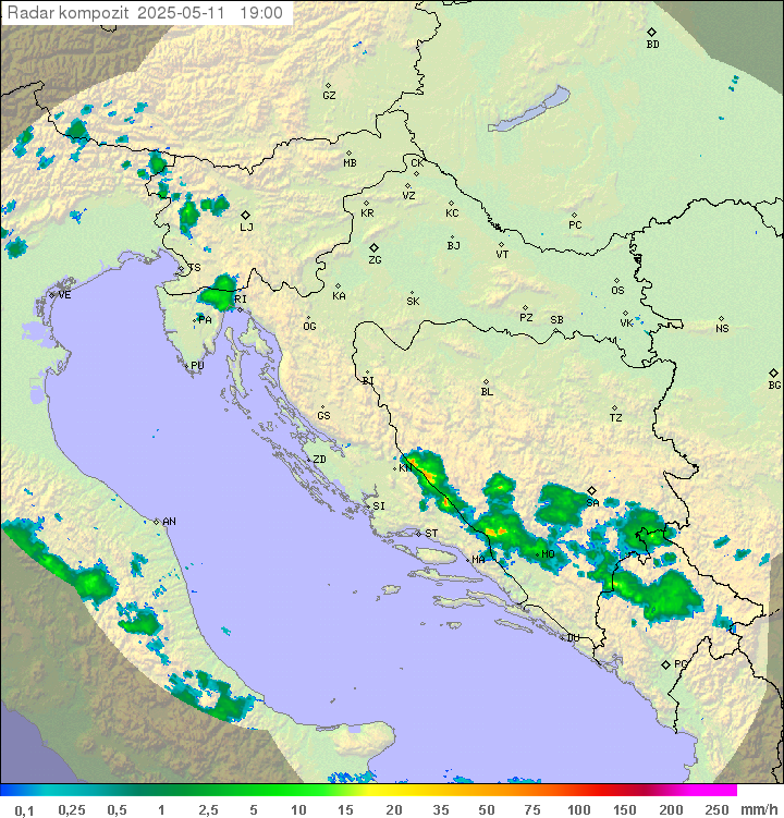 Padavine Hrvaška