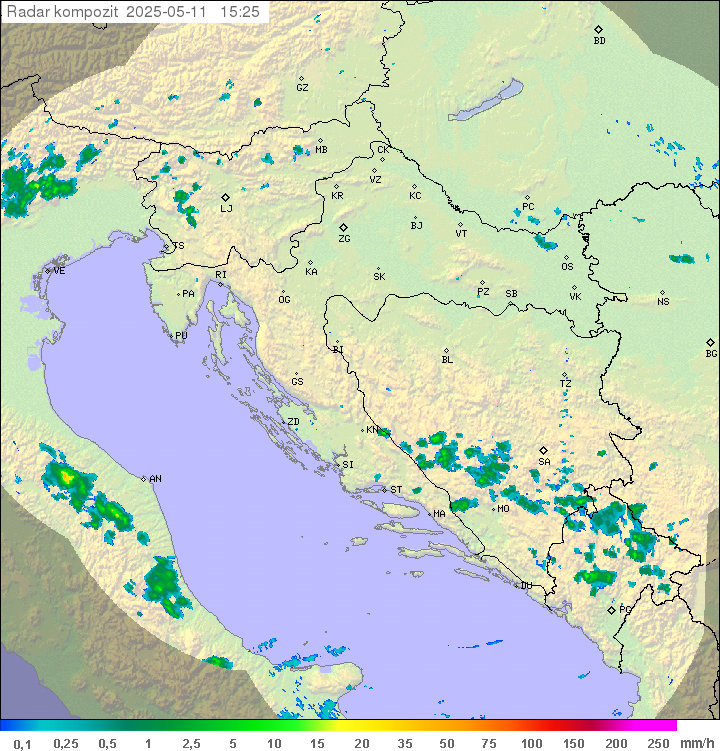 Padavine Hrvaška
