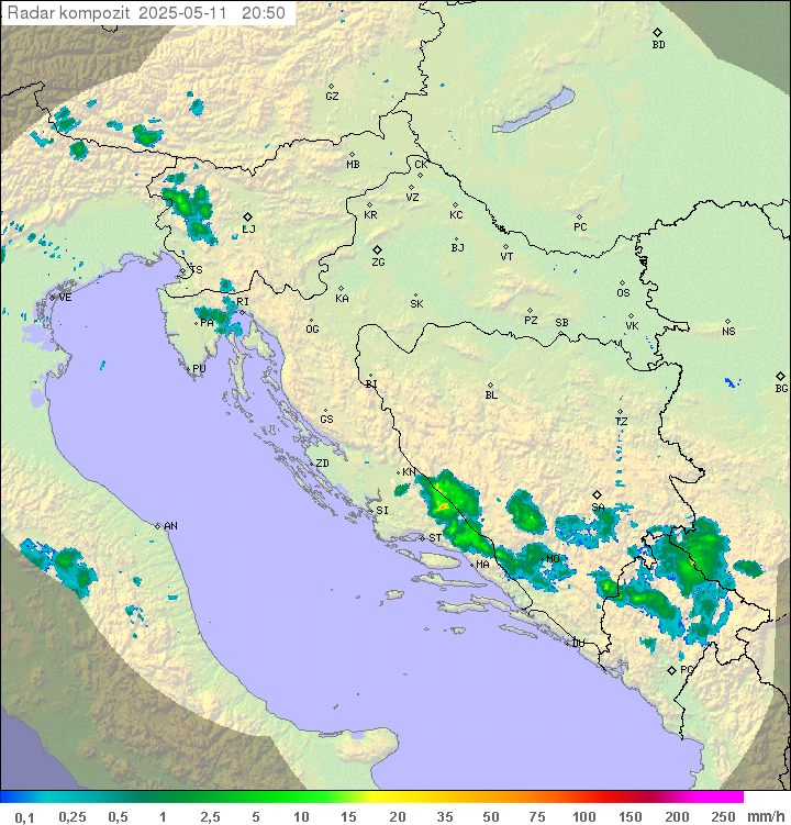 Padavine Hrvaška