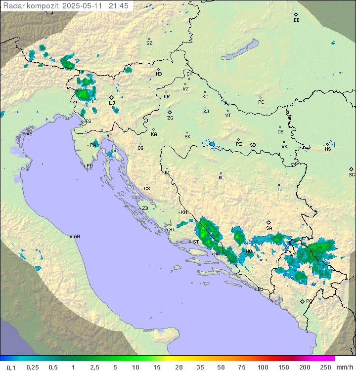 Padavine Hrvaška