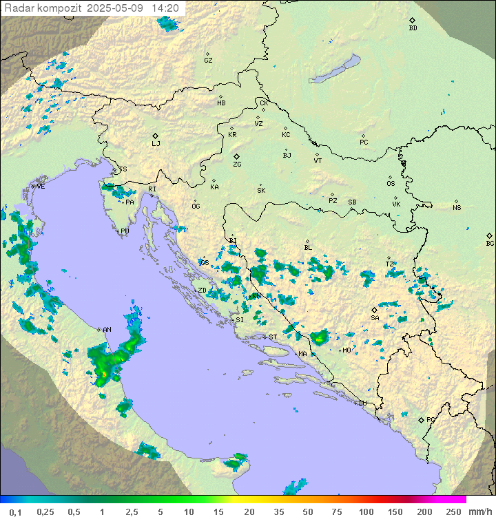 Padavine Hrvaška