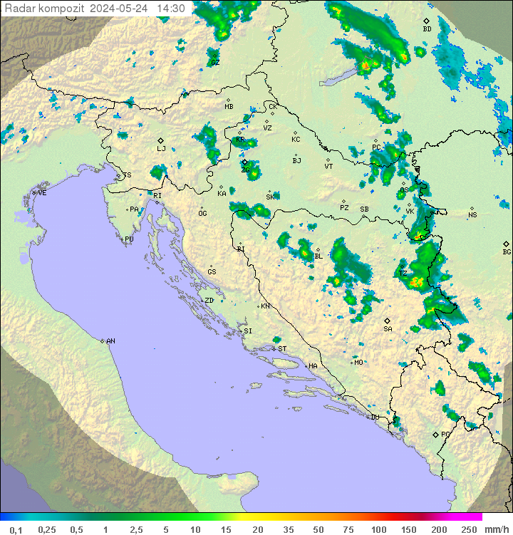 Padavine Hrvaška