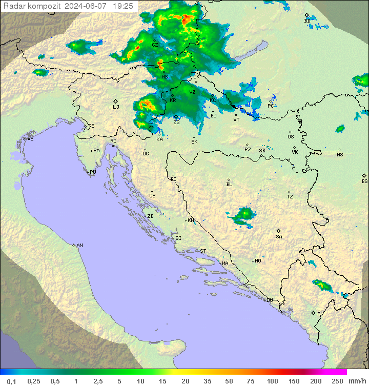 Padavine Hrvaška