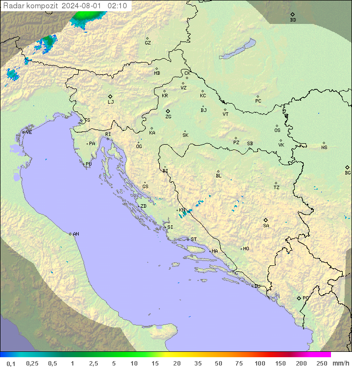 Padavine Hrvaška