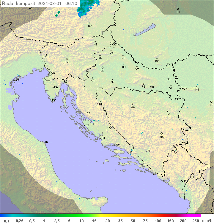 Padavine Hrvaška