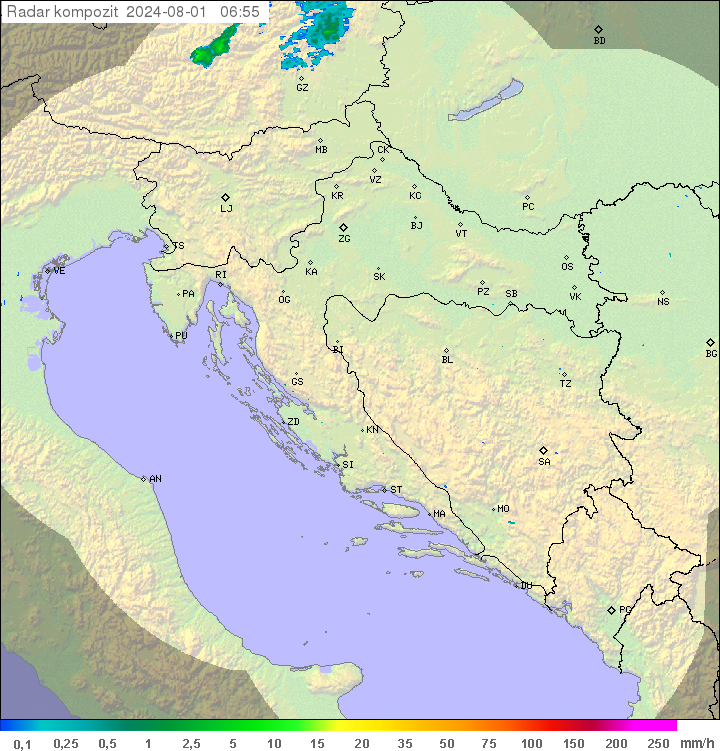 Padavine Hrvaška