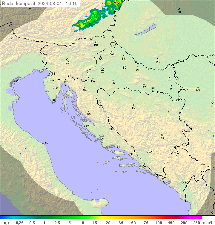 Padavine Hrvaška