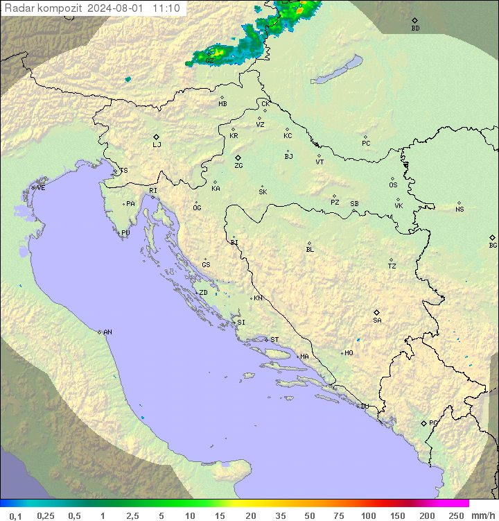 Padavine Hrvaška