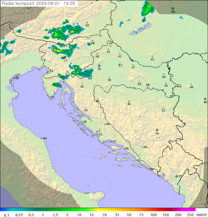 Padavine Hrvaška