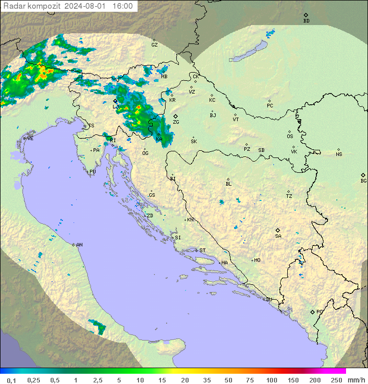 Padavine Hrvaška