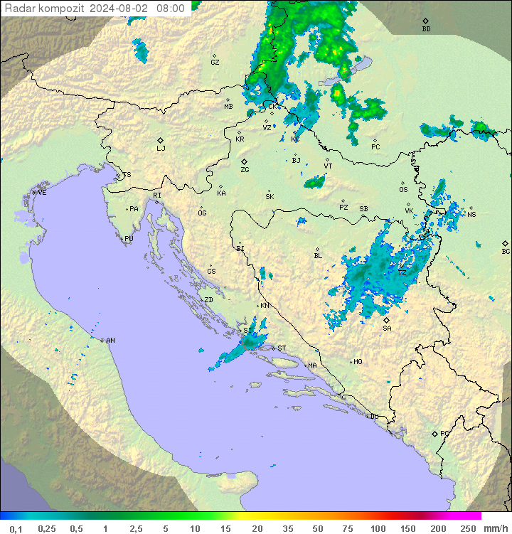 Padavine Hrvaška