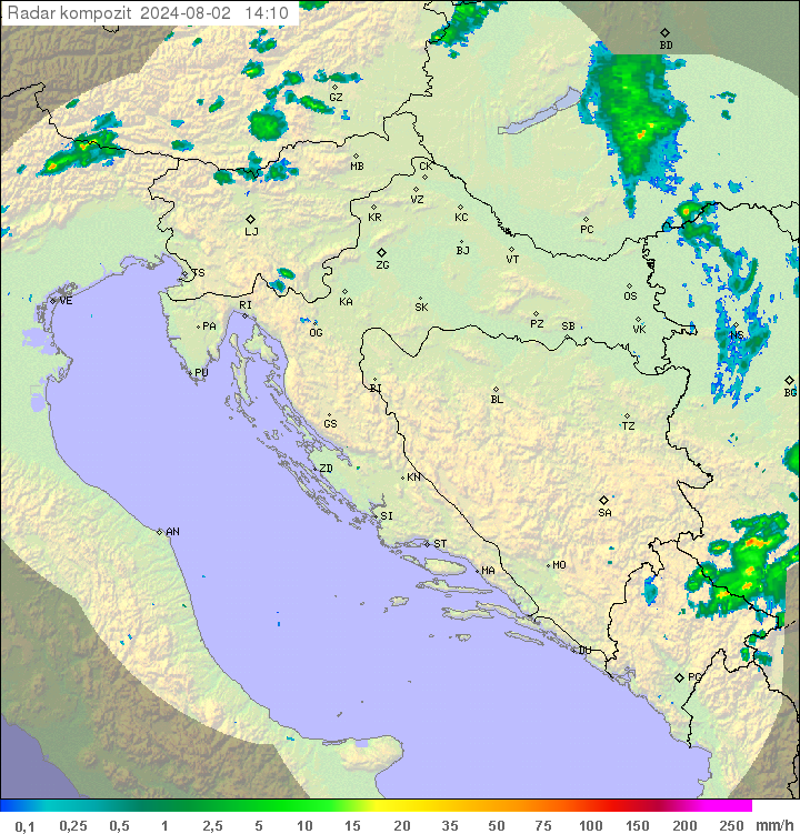 Padavine Hrvaška