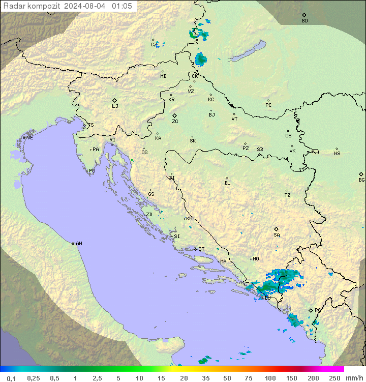 Padavine Hrvaška