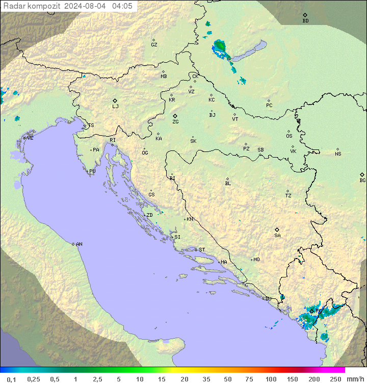 Padavine Hrvaška