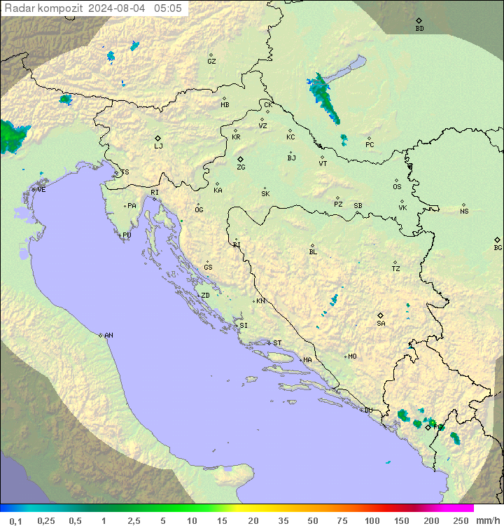 Padavine Hrvaška