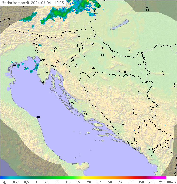 Padavine Hrvaška