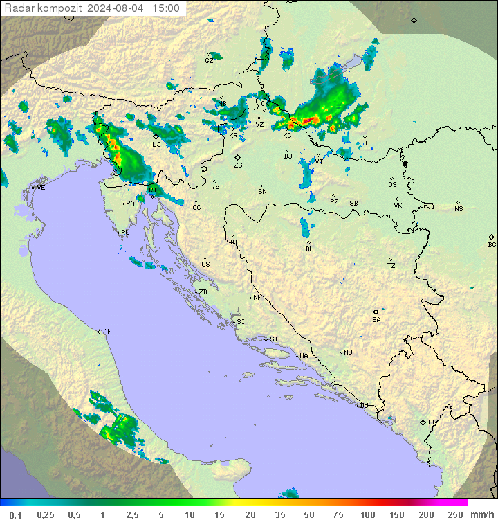 Padavine Hrvaška