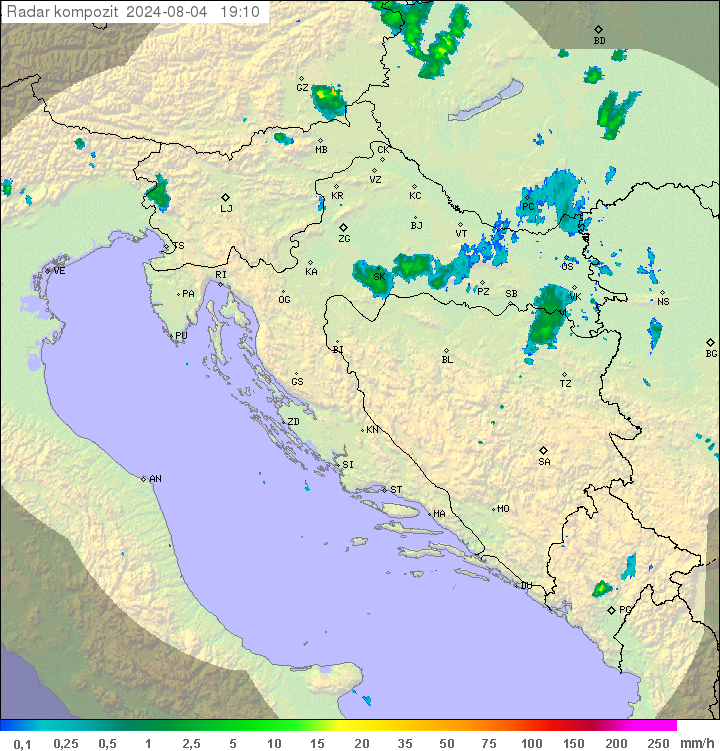 Padavine Hrvaška