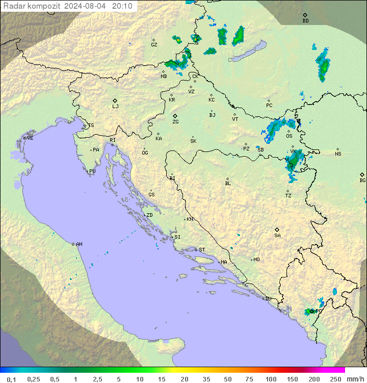 Padavine Hrvaška