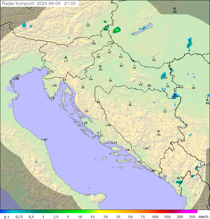 Padavine Hrvaška