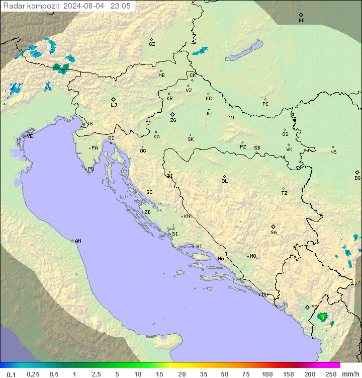 Padavine Hrvaška