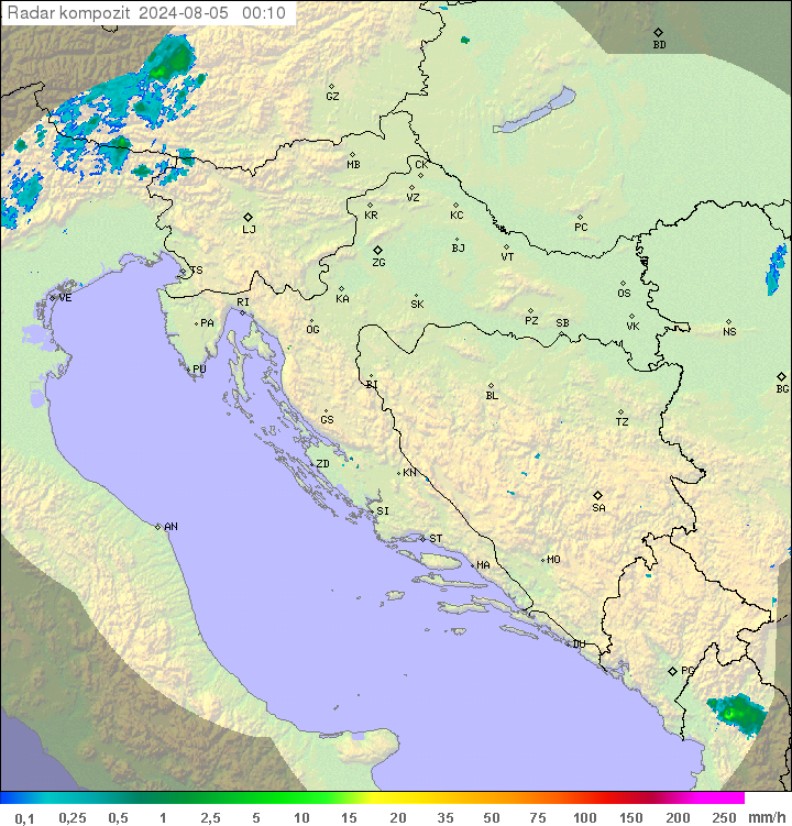 Padavine Hrvaška