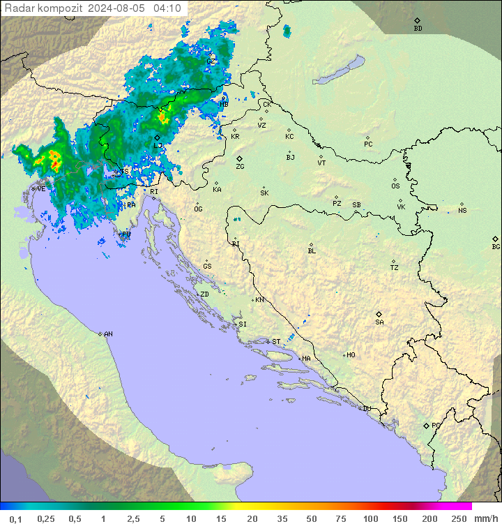 Padavine Hrvaška