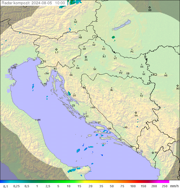 Padavine Hrvaška