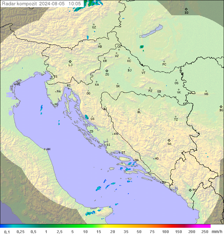 Padavine Hrvaška