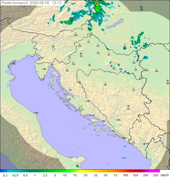 Padavine Hrvaška