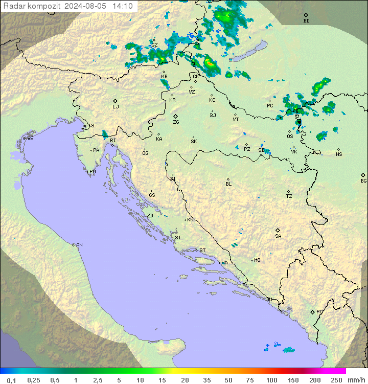 Padavine Hrvaška