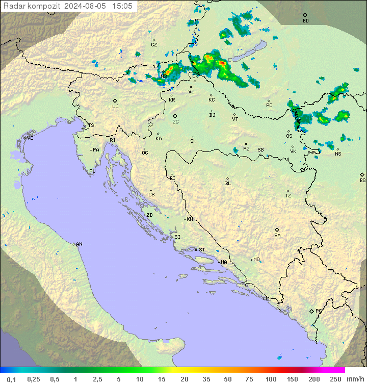 Padavine Hrvaška