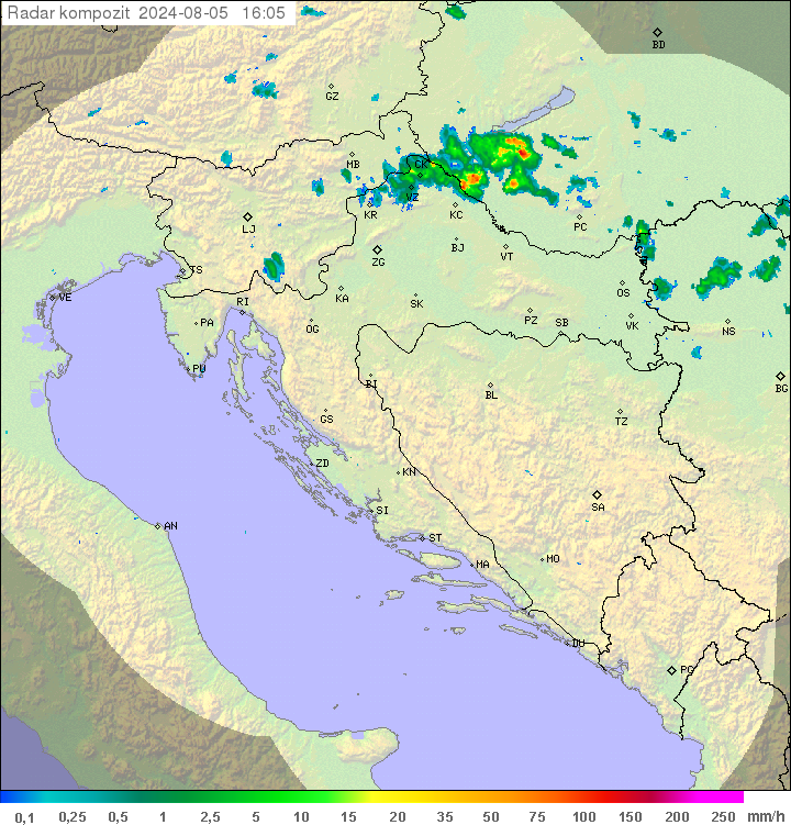 Padavine Hrvaška